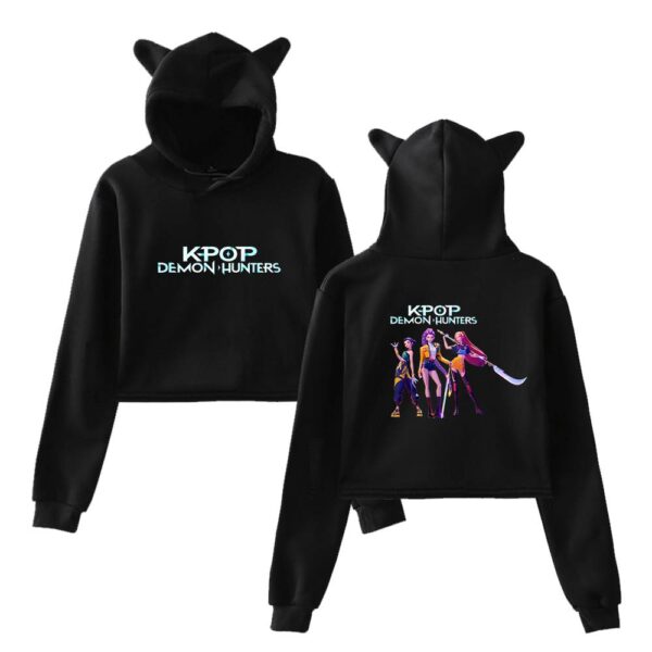 Demon Hunters Cropped Hoodie #12 - Image 2