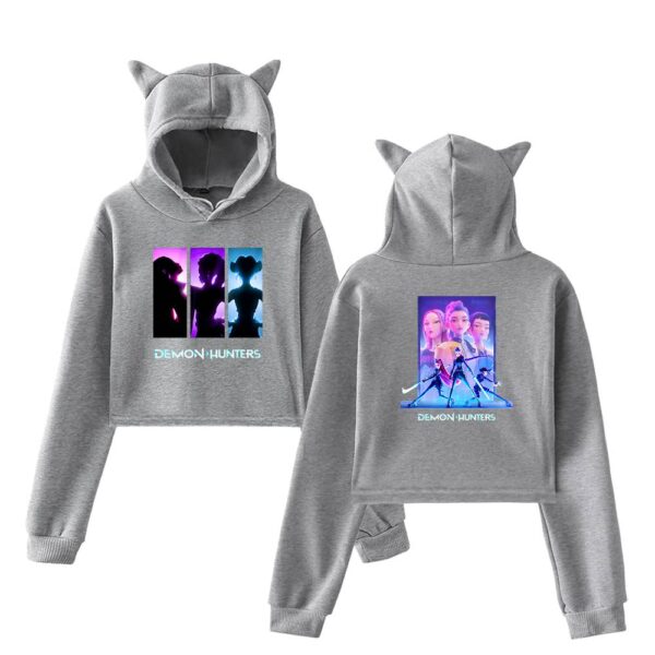 Demon Hunters Cropped Hoodie #7 - Image 4